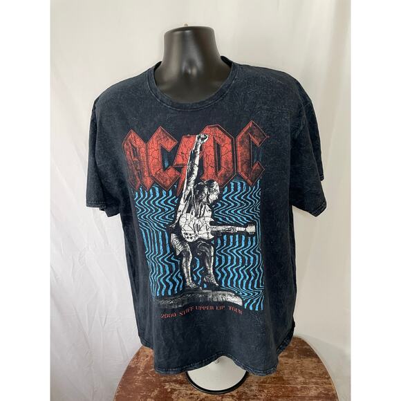 AC/DC 2000 Stiff Upper Lip Tour T-Shirt Black M - Picture 1 of 7